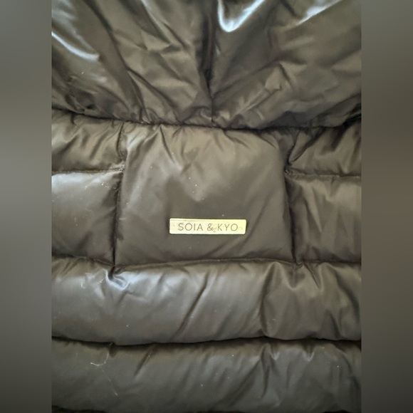 Soia & Kyo Black Down Puffer Jacket Size Small - Picture 5 of 5